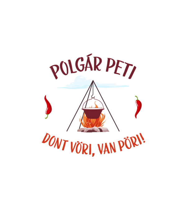  minta fehér pólón
