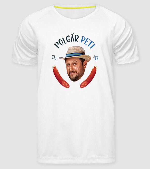  minta fehér pólón