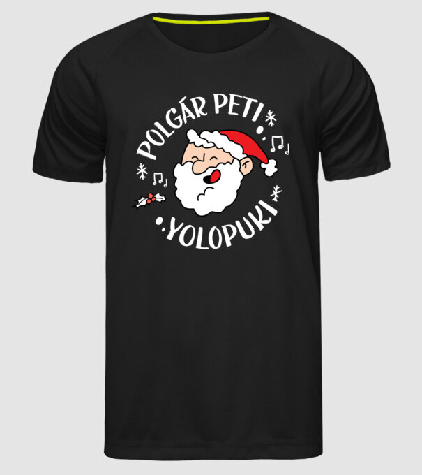  minta fekete pólón