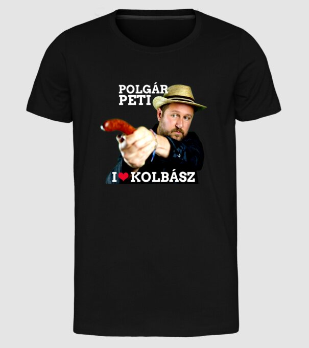  minta fekete pólón