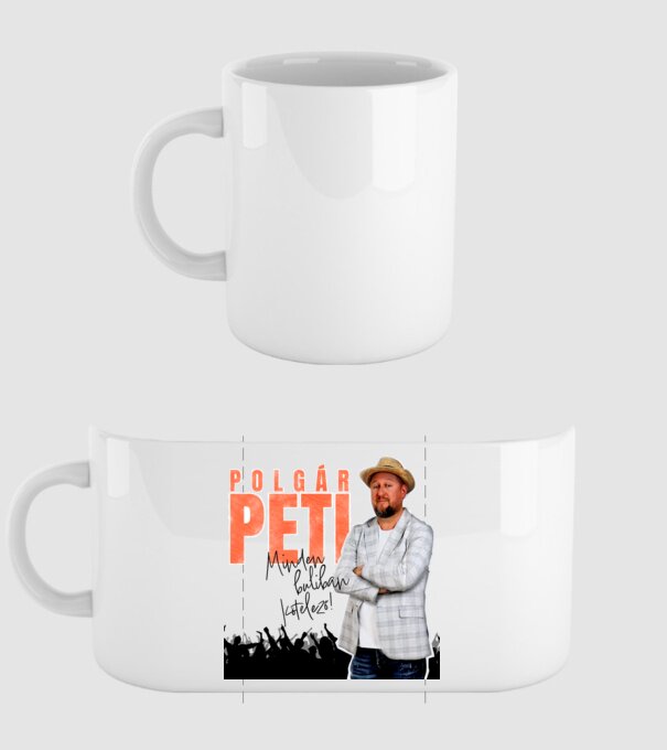  minta fehér pólón