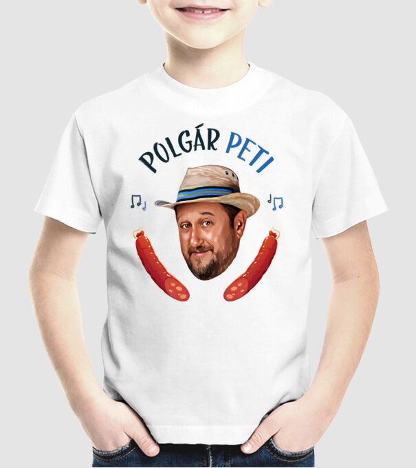  minta fehér pólón