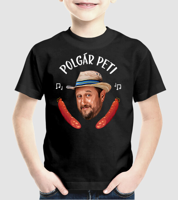  minta fekete pólón