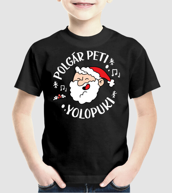  minta fekete pólón