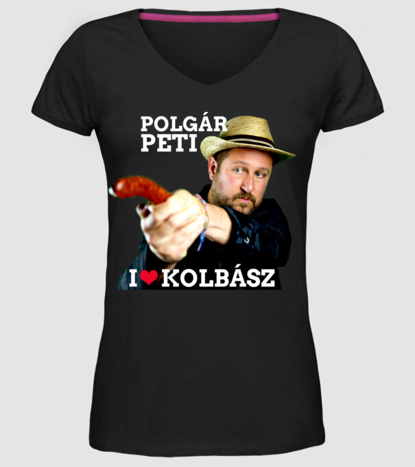  minta fekete pólón