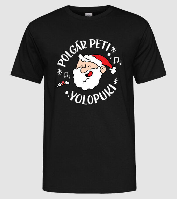  minta fekete pólón