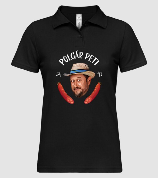  minta fekete pólón