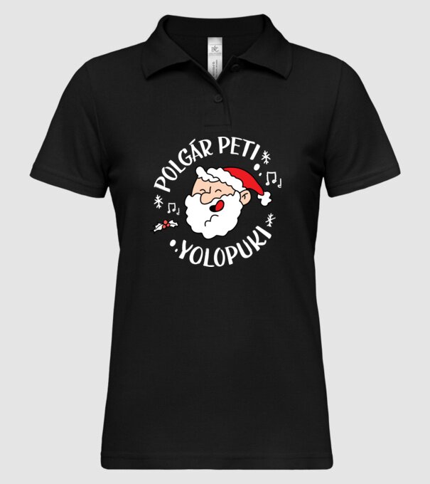  minta fekete pólón