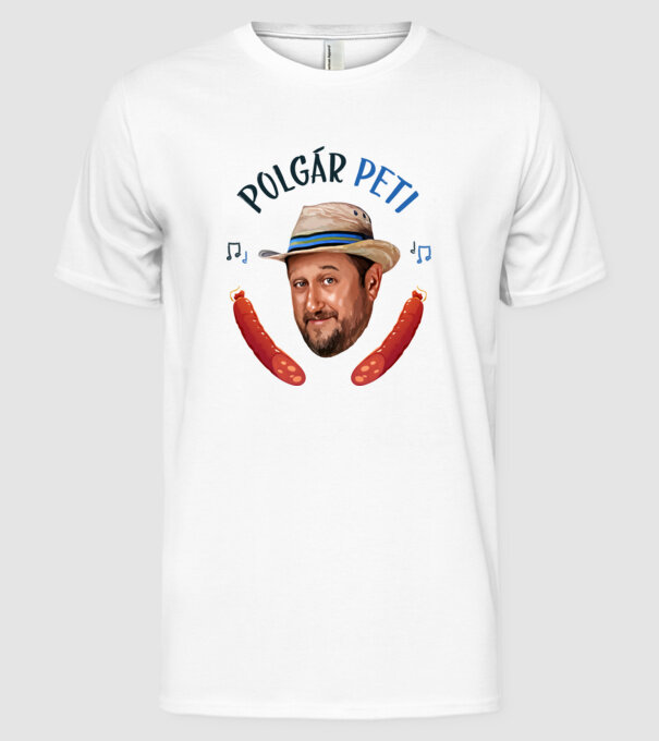  minta fehér pólón