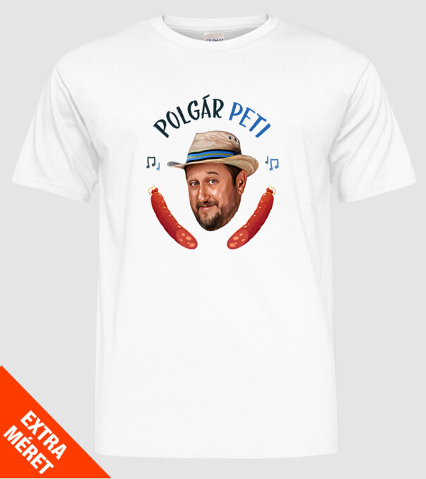  minta fehér pólón