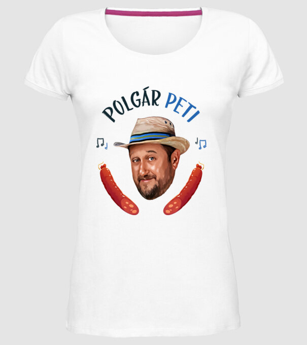  minta fehér pólón