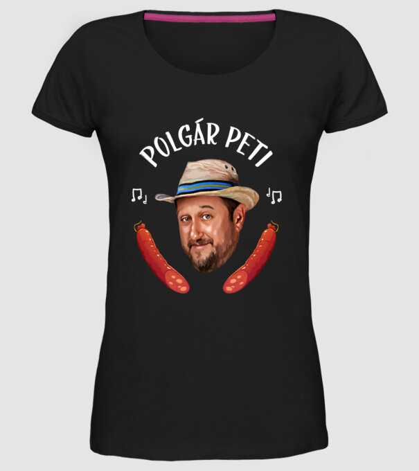  minta fekete pólón