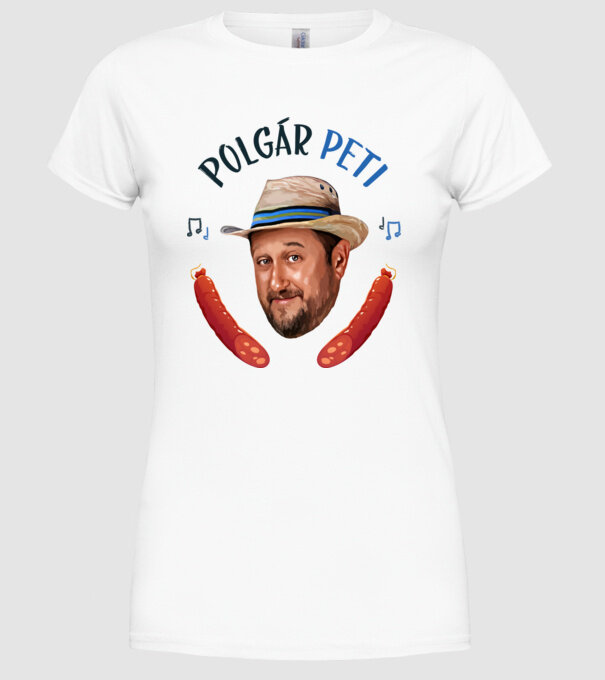  minta fehér pólón