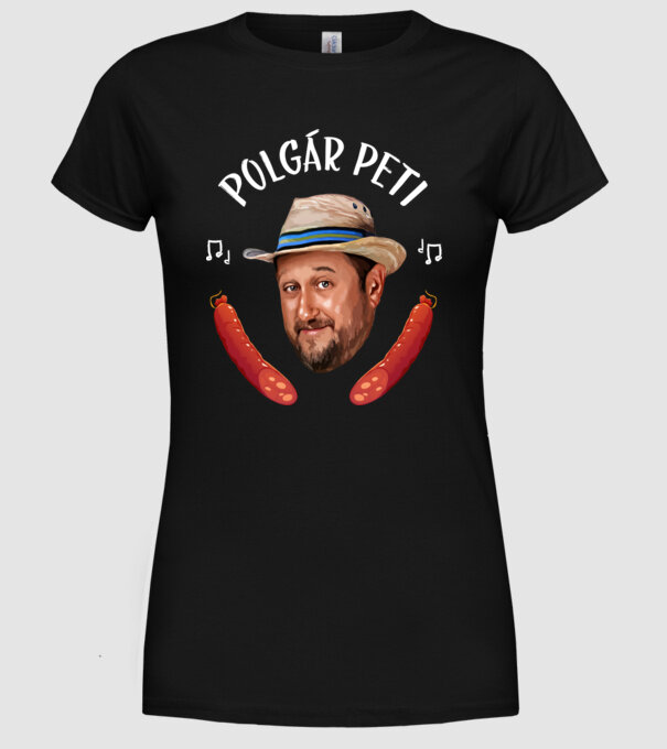  minta fekete pólón