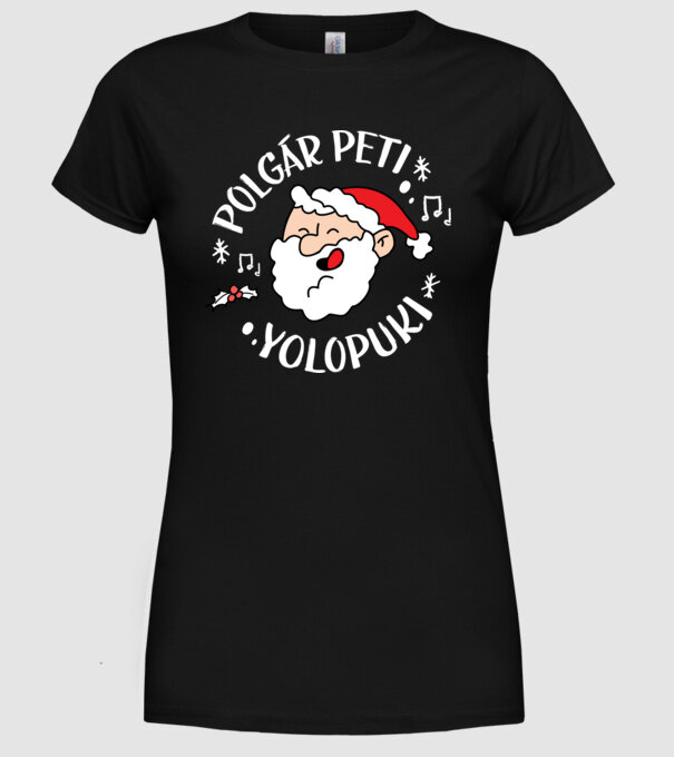  minta fekete pólón