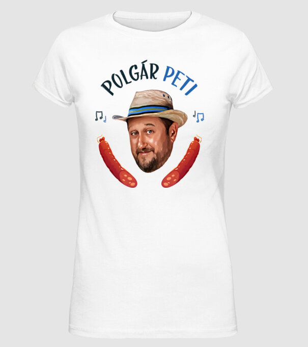  minta fehér pólón