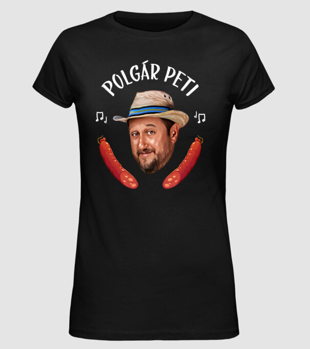  minta fekete pólón