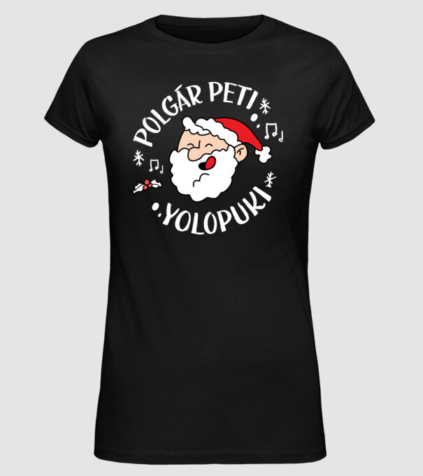  minta fekete pólón