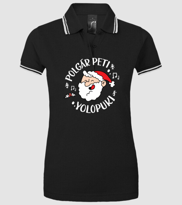  minta fekete pólón