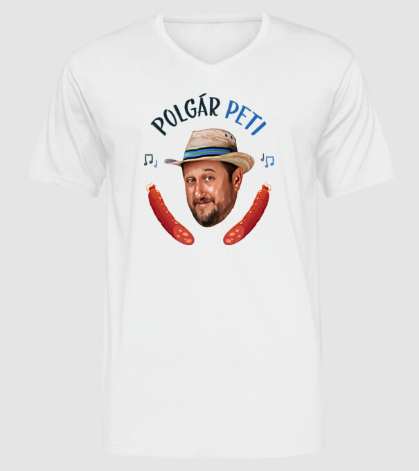 minta fehér pólón