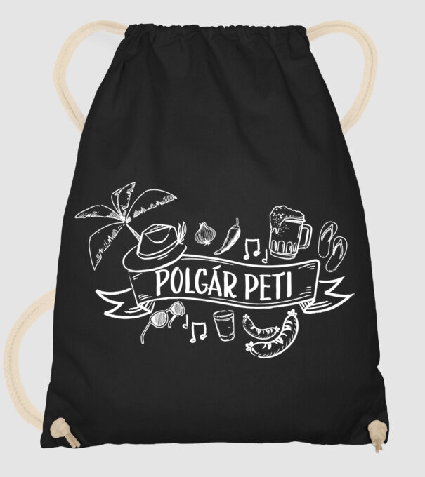  minta fekete pólón