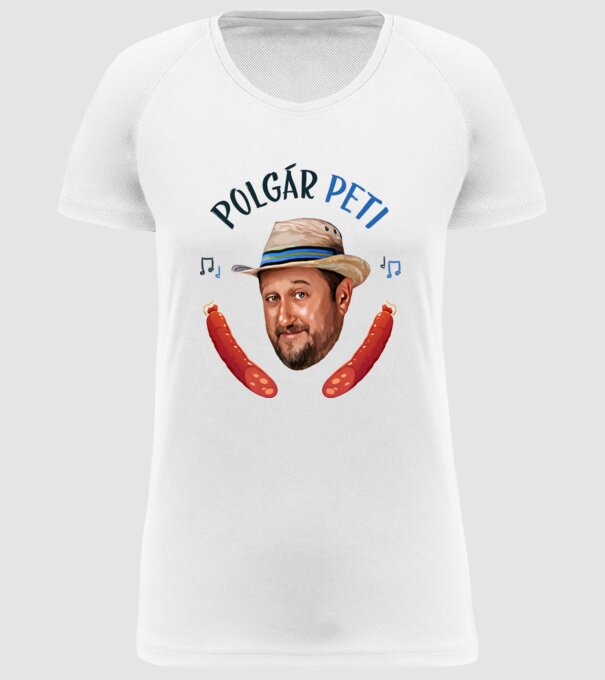  minta fehér pólón