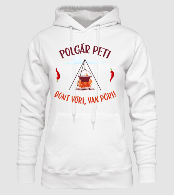  minta fehér pólón