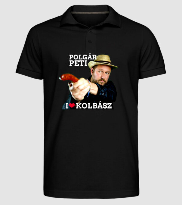  minta fekete pólón