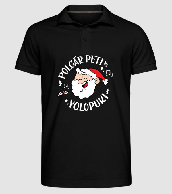 minta fekete pólón