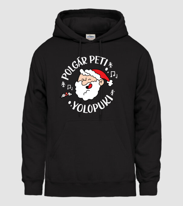 minta fekete pólón