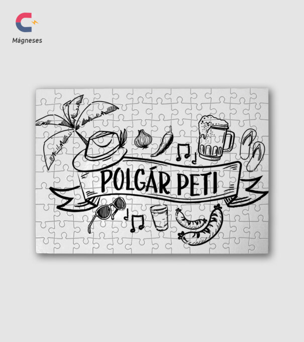  minta fehér pólón