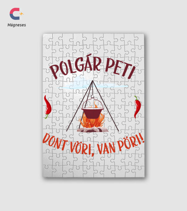  minta fehér pólón