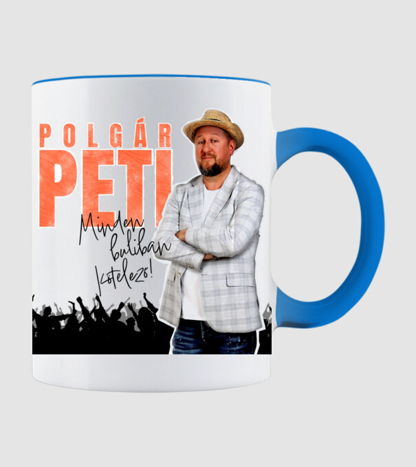  minta világoskék pólón
